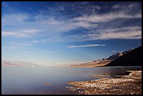 Valley and Lake at Badwater, early morning. Death Valley National Park, California, USA.