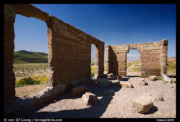 Ashford Mill Ruins. Death Valley National Park, California, USA.