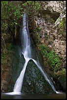 Darwin Falls, a rare desert waterfall. Death Valley National Park, California, USA.