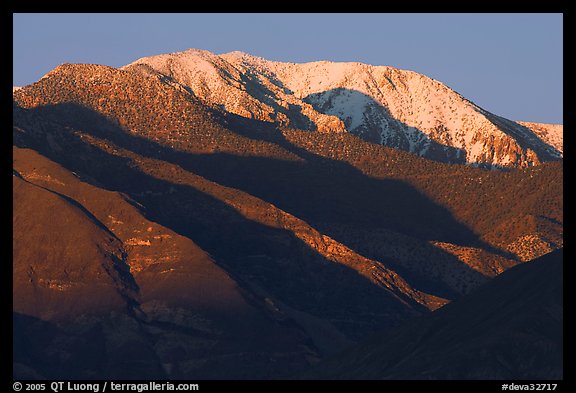 Telescope Peak at sunset. Death Valley National Park, California, USA.