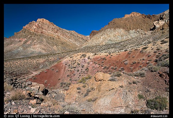 Slopes above Titus Canyon. Death Valley National Park, California, USA.