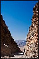 Mouth of Titus Canyon and valley. Death Valley National Park, California, USA.