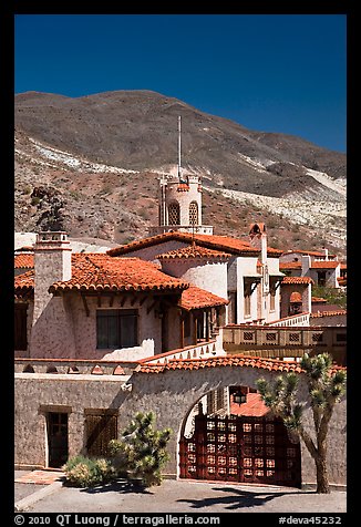 Scotty's Castle. Death Valley National Park (color)