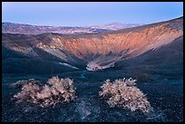 Ubehebe Crater at twilight. Death Valley National Park, California, USA.