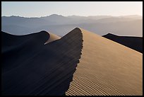 Dune ridges and Panamint Range. Death Valley National Park ( color)