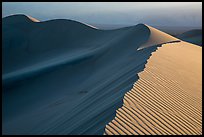 Dune ridges at sunset. Death Valley National Park ( color)