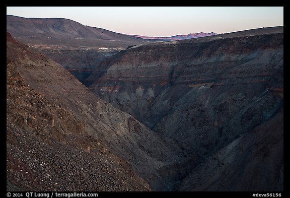 Rainbow Canyon. Death Valley National Park (color)