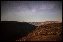 Father Crowley Point at night. Death Valley National Park, California, USA.