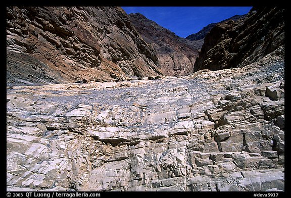 Mosaic Canyon. Death Valley National Park (color)