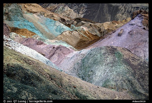 Picture/Photo Colorful mineral deposits at Artist's