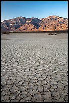 Panamint Playa and Panamint Range. Death Valley National Park ( color)
