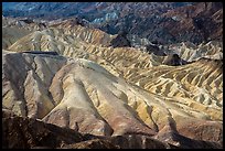 Zabriskie Point observation platform. Death Valley National Park ( color)