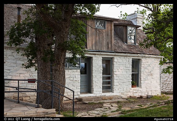 Frijole Ranch historic museum. Guadalupe Mountains National Park, Texas, USA.