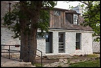 Frijole Ranch historic museum. Guadalupe Mountains National Park, Texas, USA. (color)