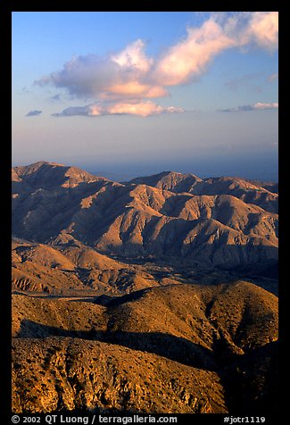 Keys view, sunset. Joshua Tree National Park, California, USA.