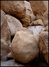 Boulders close-up, Hidden Valley. Joshua Tree National Park ( color)