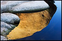 Rocks and reflections, Barker Dam. Joshua Tree National Park ( color)