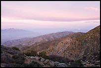 Keys View, sunrise. Joshua Tree National Park ( color)