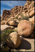 Jumble of rocks, Hidden Valley. Joshua Tree National Park ( color)