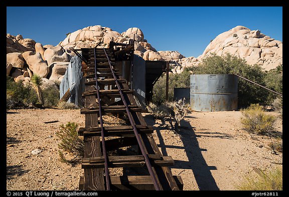 Wall Street Mill. Joshua Tree National Park (color)