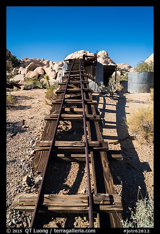 Ruined Wall Street Mill. Joshua Tree National Park (color)