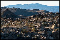 Boulders, ridges, and Eagle Mountain. Joshua Tree National Park ( color)