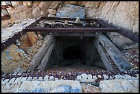 Entrance shaft of Mastodon Mine. Joshua Tree National Park ( color)