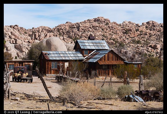 Keys Ranch historic example of early settlement. Joshua Tree National Park (color)