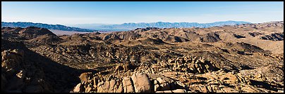 View from Mastodon Peak. Joshua Tree National Park (Panoramic color)