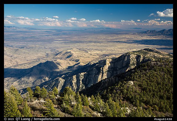 Wrong Mountain from Rincon Peak. Saguaro National Park (color)