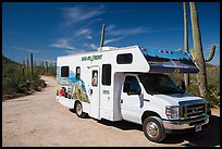 RV, Bajada Loop Drive. Saguaro National Park ( color)