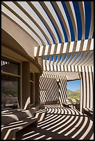 Red Hills Visitor Center and shadows. Saguaro National Park ( color)