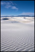 View from high dune,  Heart of the Sands. White Sands National Park ( color)