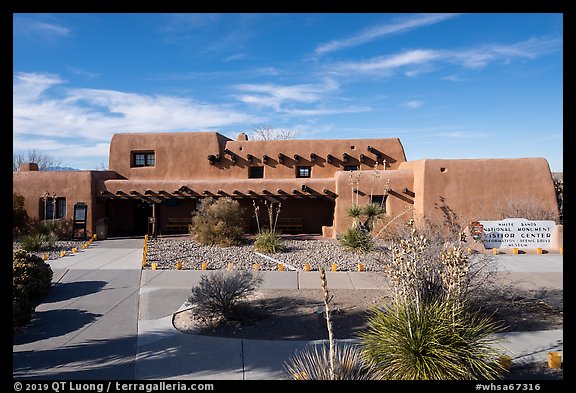 Visitor Center. White Sands National Park (color)