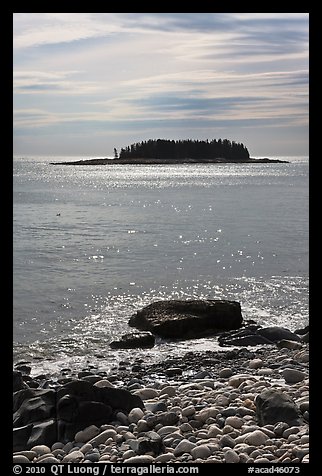 Rolling Island, Schoodic Peninsula. Acadia National Park (color)