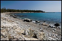 Barred Harbor, Isle Au Haut. Acadia National Park, Maine, USA. (color)