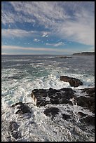 Turburlent surf. Acadia National Park ( color)