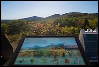 Signs of the Seasons interpretive sign. Acadia National Park ( color)