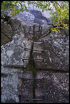 Iron rungs, Precipice Trail. Acadia National Park ( color)