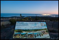 Islands Galore interpretive sign, Cadillac Mountain. Acadia National Park ( color)