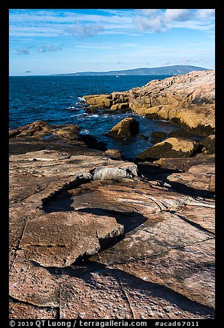 Slabs, Schoodic Point. Acadia National Park (color)