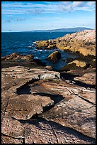 Slabs, Schoodic Point. Acadia National Park ( color)
