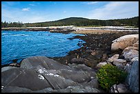 Schoodic Head from Little Moose Island. Acadia National Park ( color)
