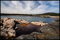 Pool, Arey Cove, and Schoodic Head from Little Moose Island. Acadia National Park ( color)