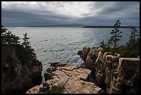 Cadillac Mountain from Ravens Nest. Acadia National Park ( color)