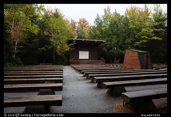 Amphitheater, Blackwoods Campground. Acadia National Park, Maine, USA.