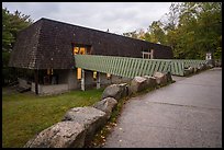 Hulls Cove Visitor Center. Acadia National Park, Maine, USA.