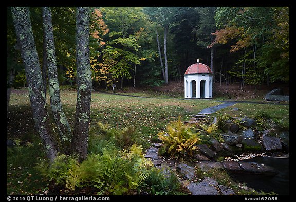 Sieur de Monts pond and springs. Acadia National Park (color)