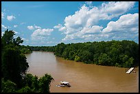 Congaree River and Bates Bridge Boast Landing. Congaree National Park ( color)