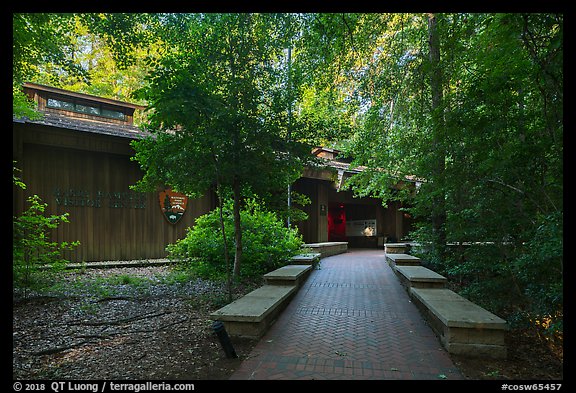 Harry Hampton Visitor Center. Congaree National Park, South Carolina, USA.